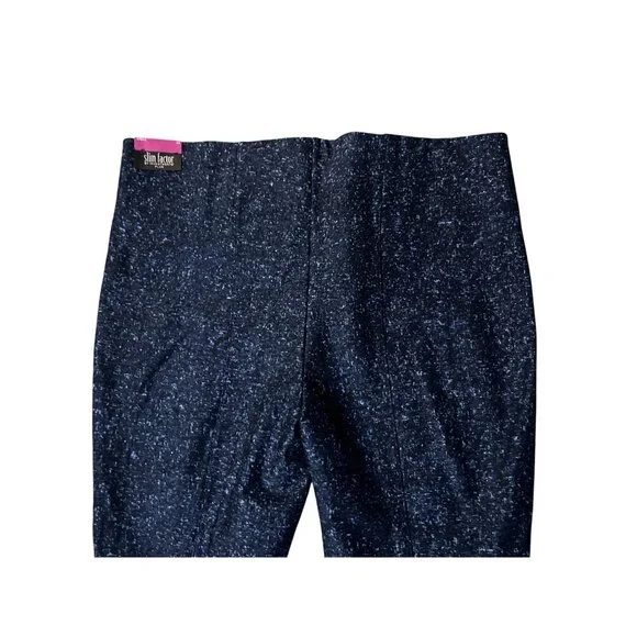 Slim Factor by Investments Plus Womens Ankle Pants 3X NEW Pull-On Blues - Picture 4 of 16